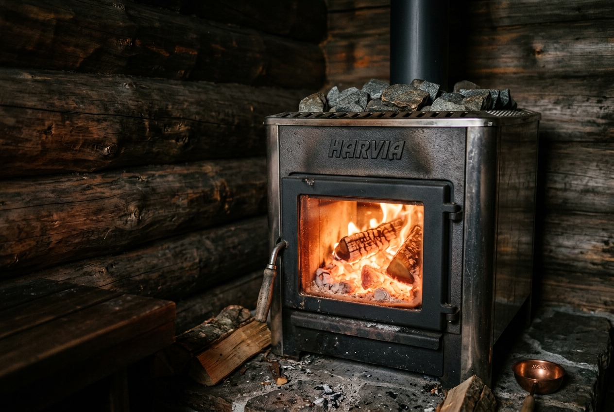 Wood-fired Sauna Interior