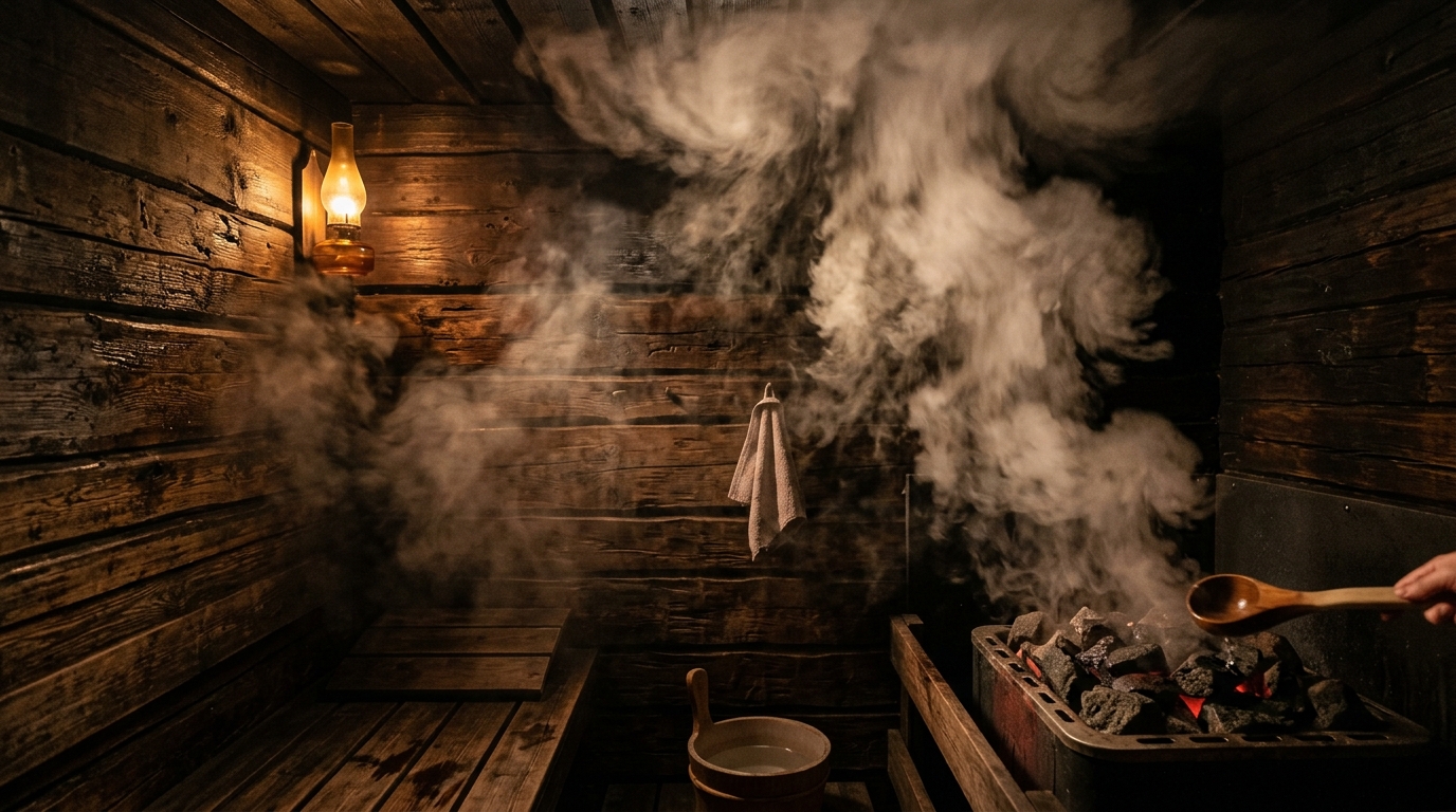 Atmospheric Sauna Steam