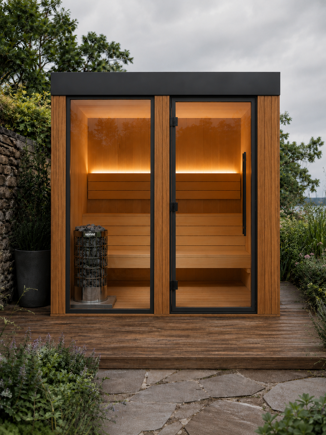 The Kemi outdoor sauna