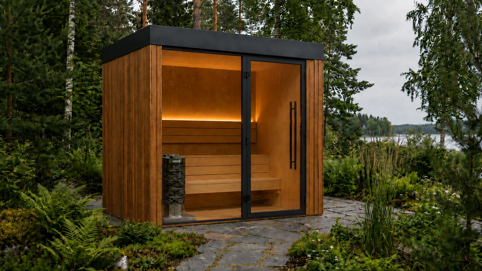 The Kemi in a wooded garden setting