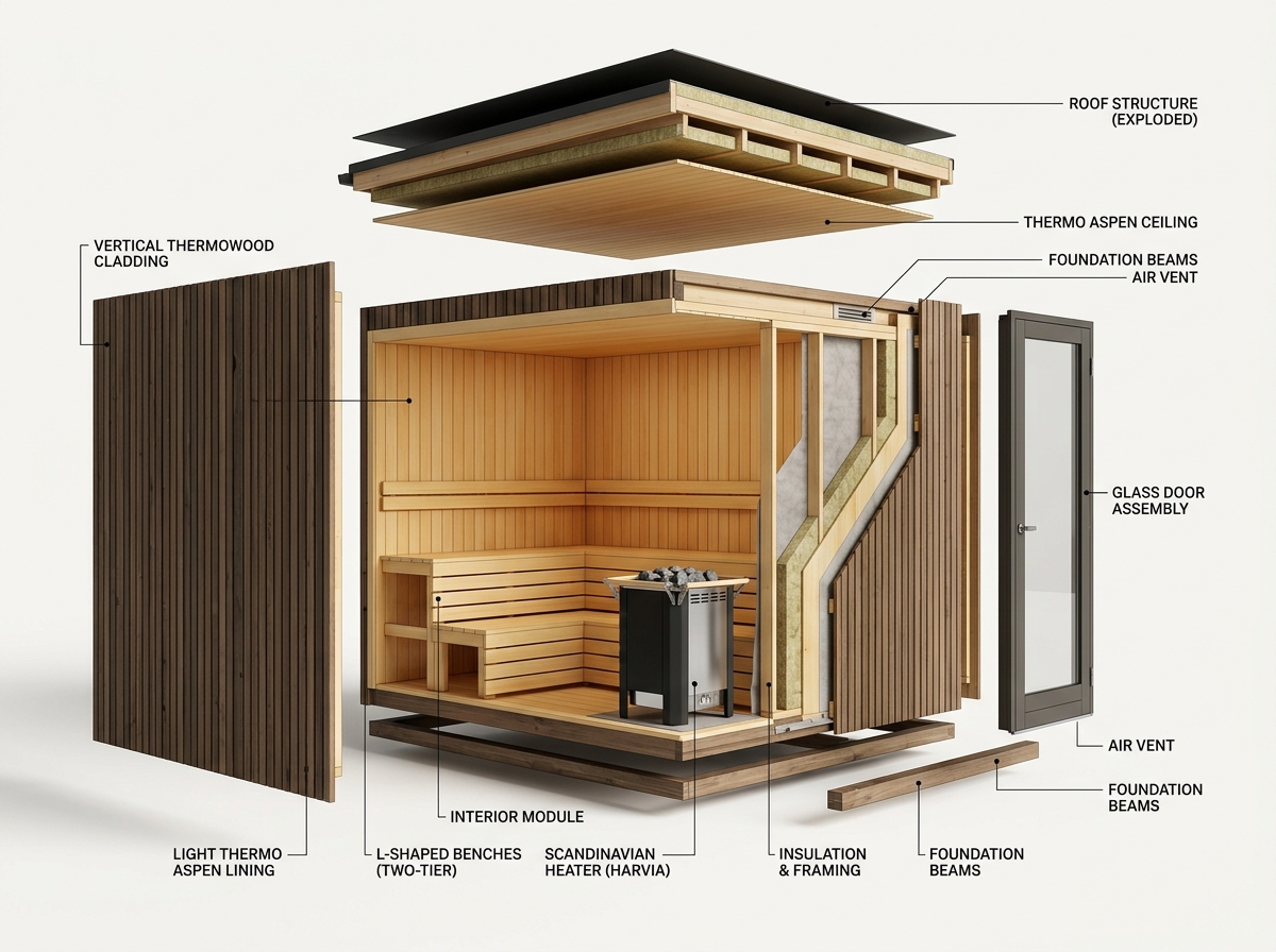 Sustainable Saunas - Panoramic View