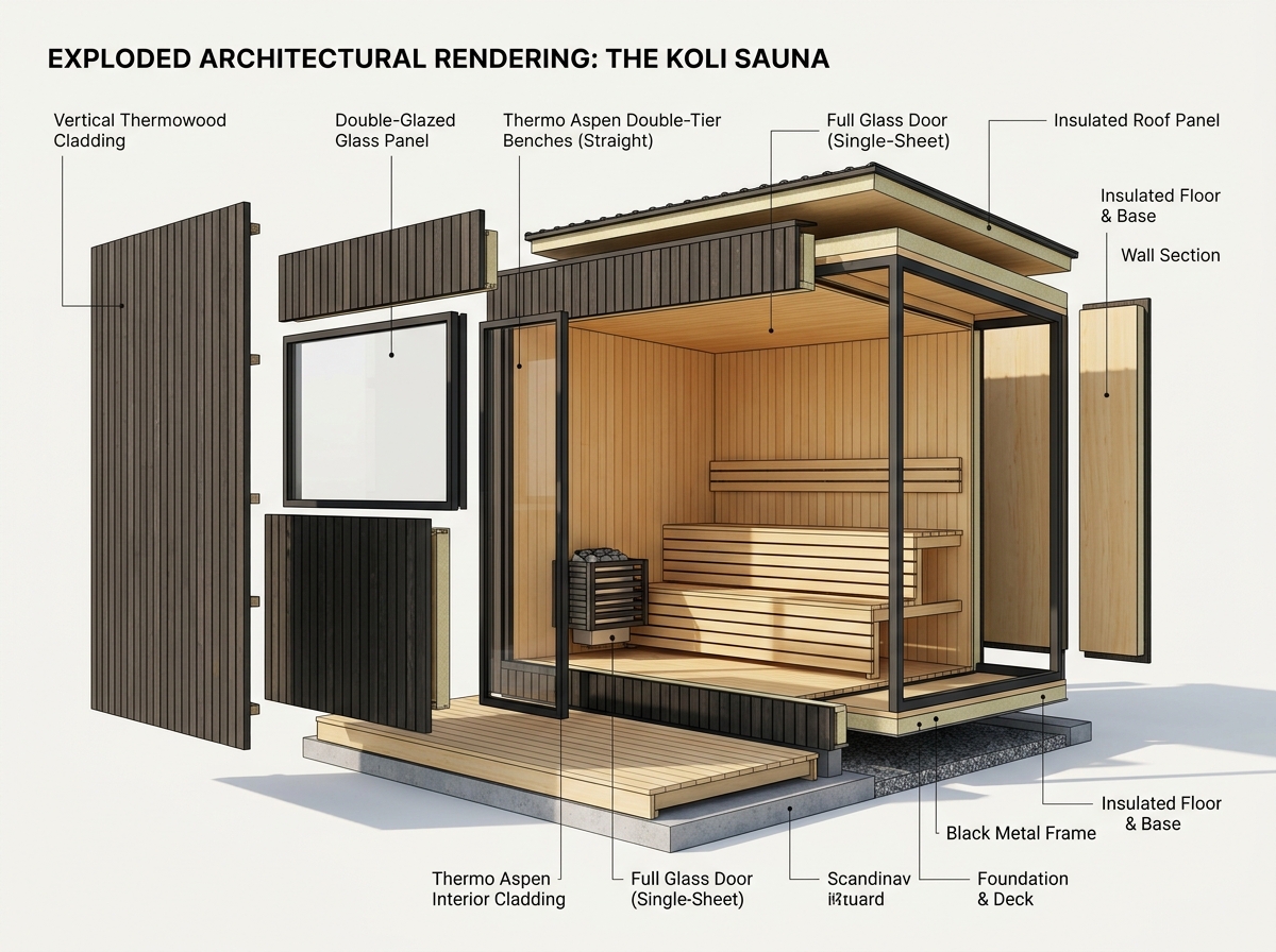 Sustainable Saunas - Panoramic View