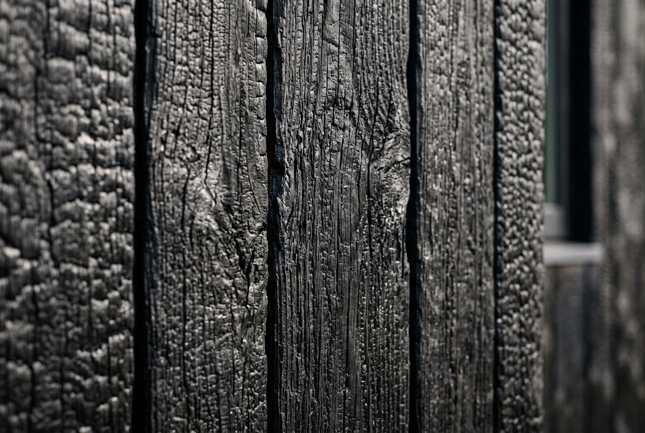 Charred Larch Detail